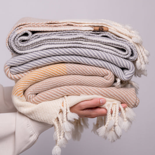Wrap Youself in Nature: Discover Our New Merino Wool Blanket Collection.