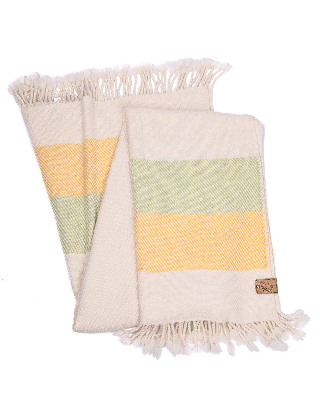Solana White Merino Wool Blanket