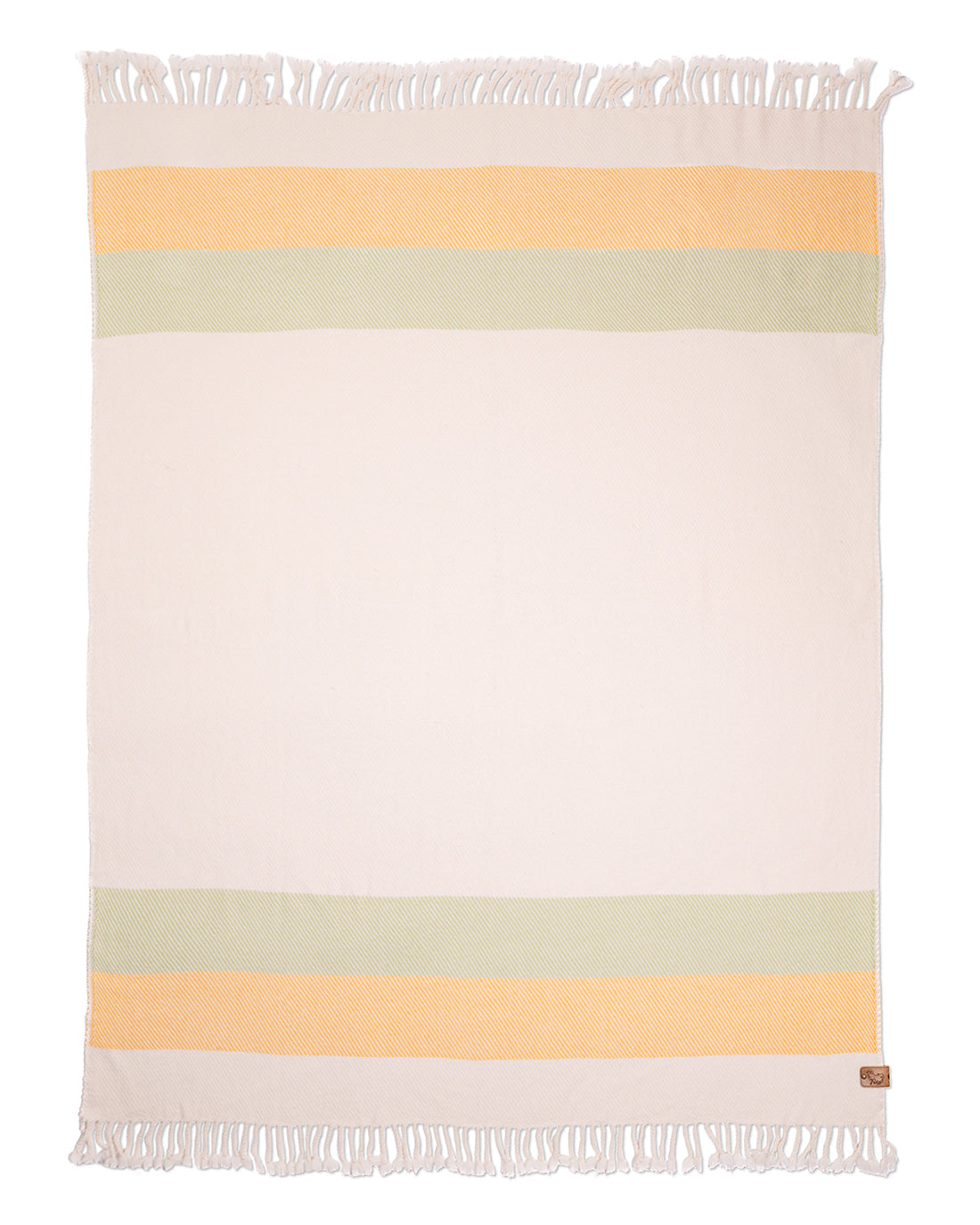 Solana White Merino Wool Blanket