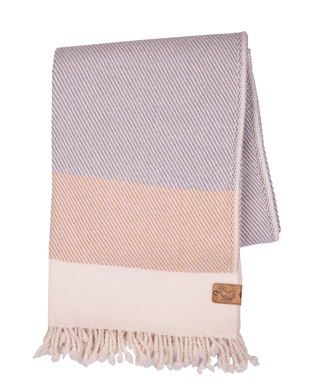 Solana Grey Merino Wool Blanket