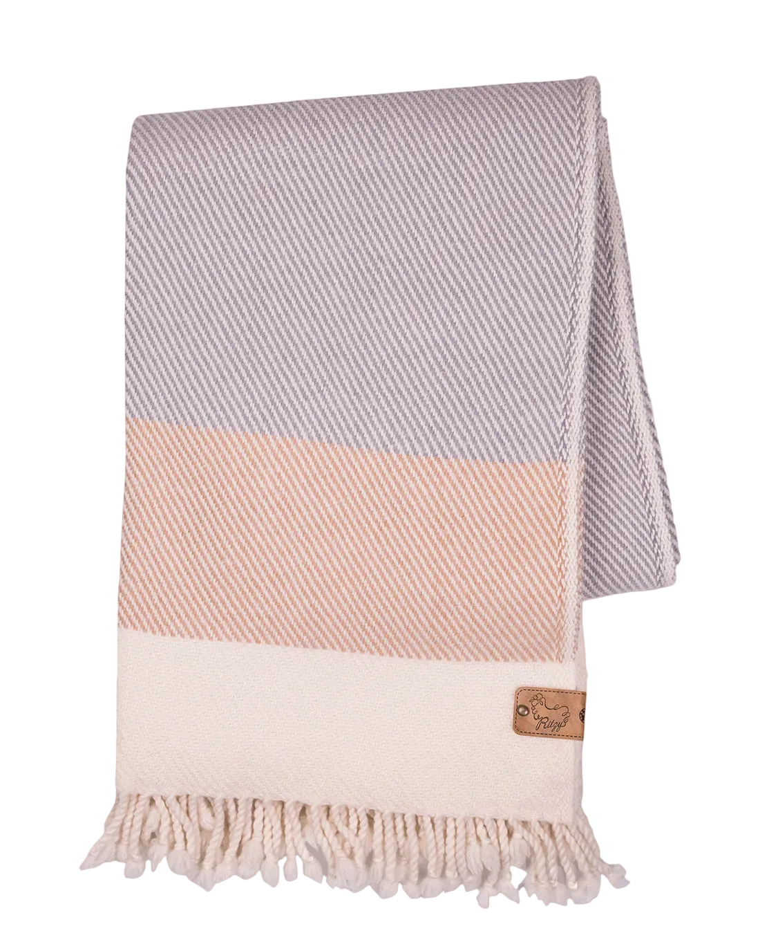 Solana Grey Merino Wool Blanket