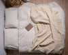 Adara Heavy Wool Blanket - Creamy White
